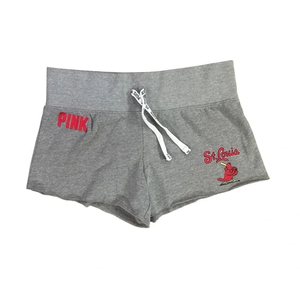 PINK Victoria's Secret St. Louis Cardinals MLB Shorts Women's Small Gray NWT